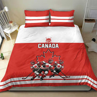 Canada Hockey Bedding Set Maple Leaf Northern Pride