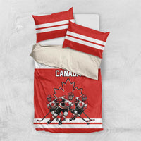 Canada Hockey Bedding Set Maple Leaf Northern Pride