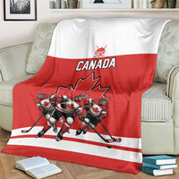 Canada Hockey Blanket Maple Leaf Northern Pride