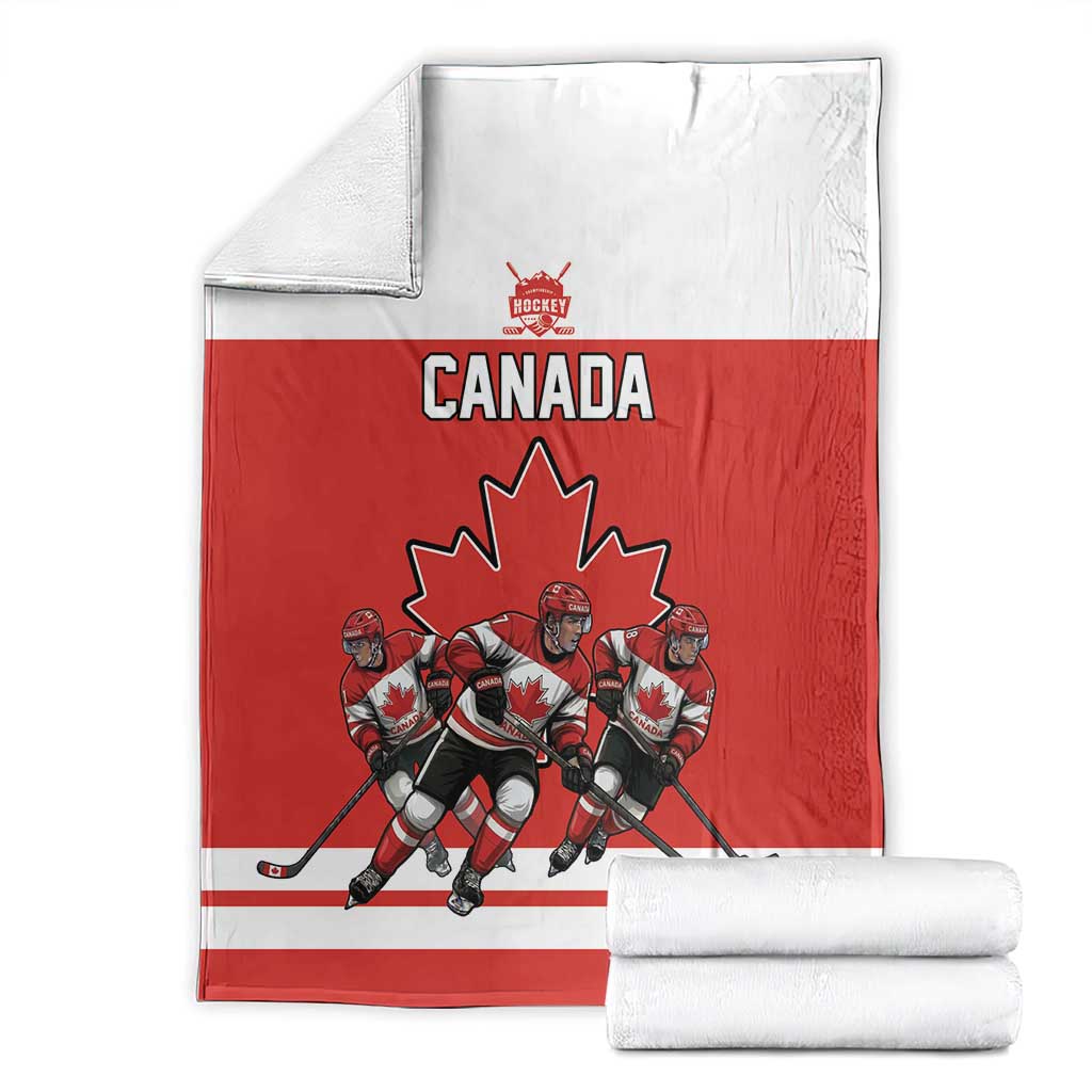 Canada Hockey Blanket Maple Leaf Northern Pride
