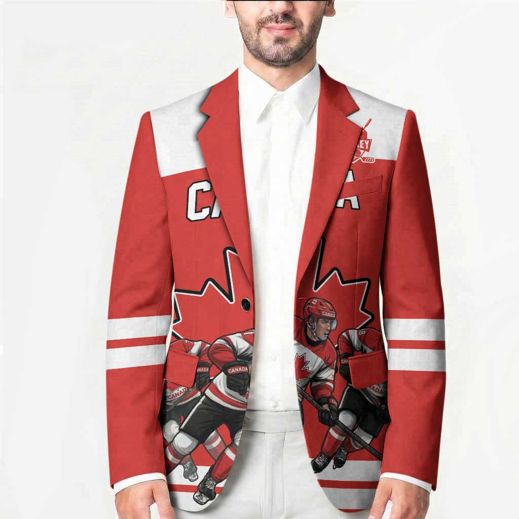Canada Hockey Custom Blazer Maple Leaf Northern Pride