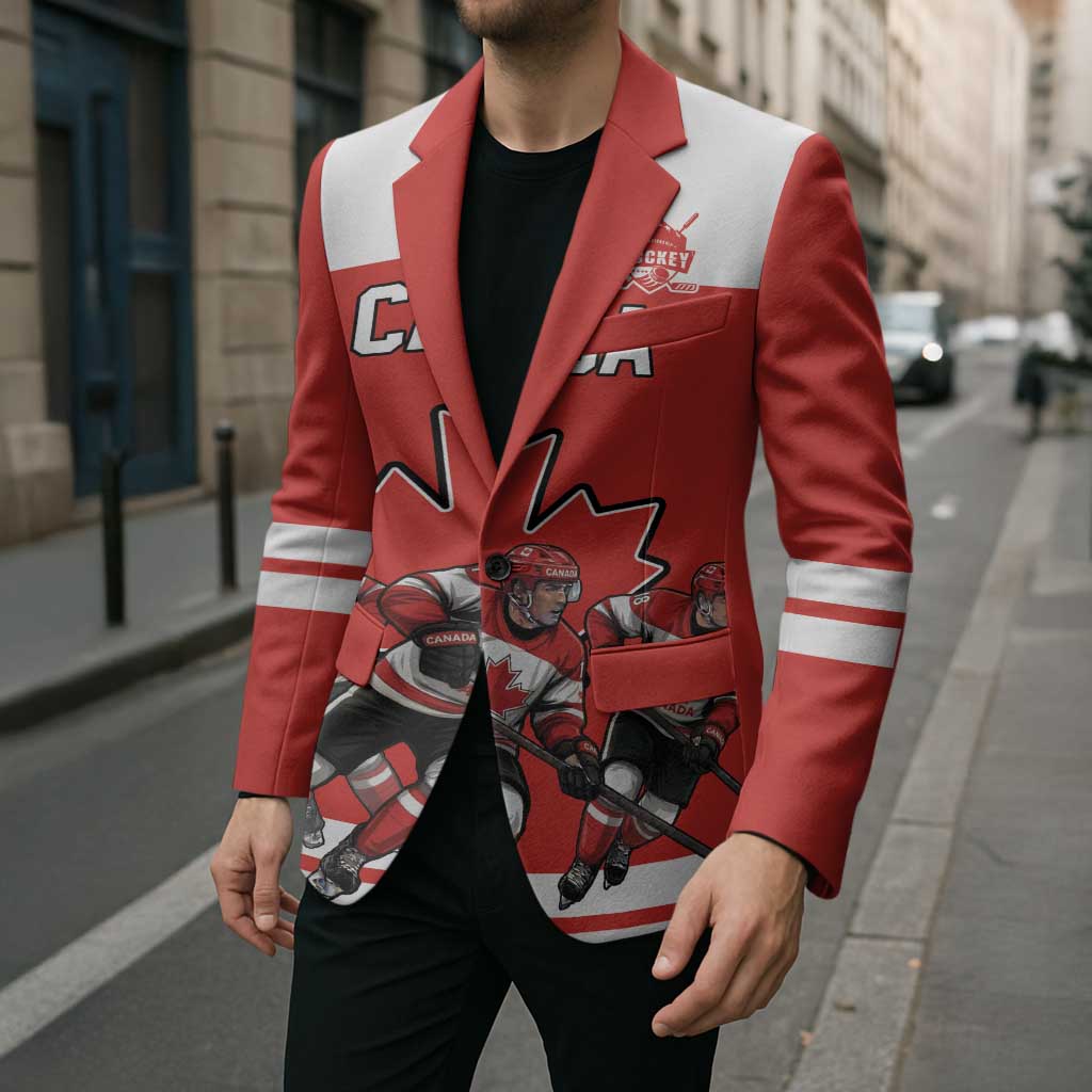 Canada Hockey Custom Blazer Maple Leaf Northern Pride
