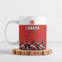 Canada Hockey Custom Ceramic Mug Maple Leaf Northern Pride
