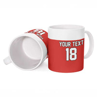 Canada Hockey Custom Ceramic Mug Maple Leaf Northern Pride
