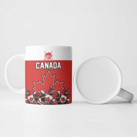 Canada Hockey Custom Ceramic Mug Maple Leaf Northern Pride