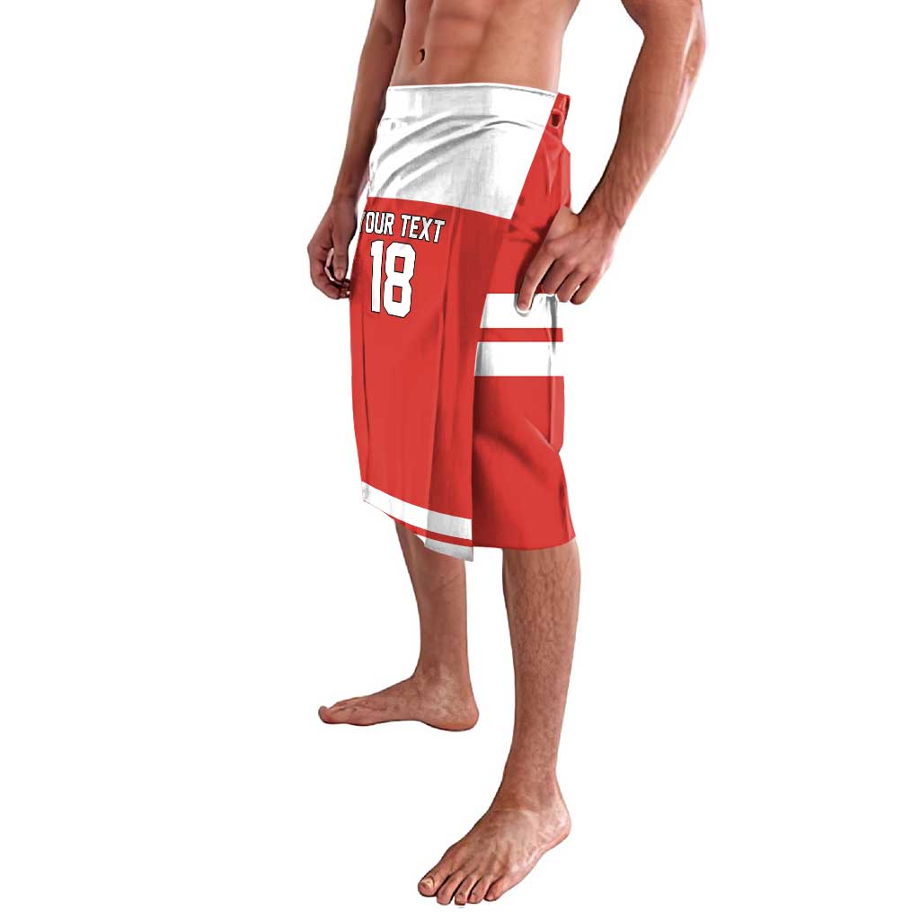 Canada Hockey Custom Lavalava Maple Leaf Northern Pride