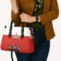 Canada Hockey Leather Bag Maple Leaf Northern Pride
