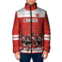 Canada Hockey Custom Padded Jacket Maple Leaf Northern Pride