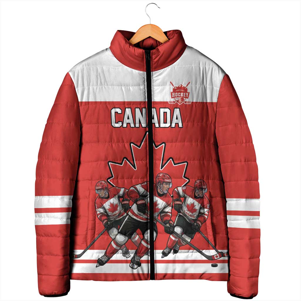 Canada Hockey Custom Padded Jacket Maple Leaf Northern Pride