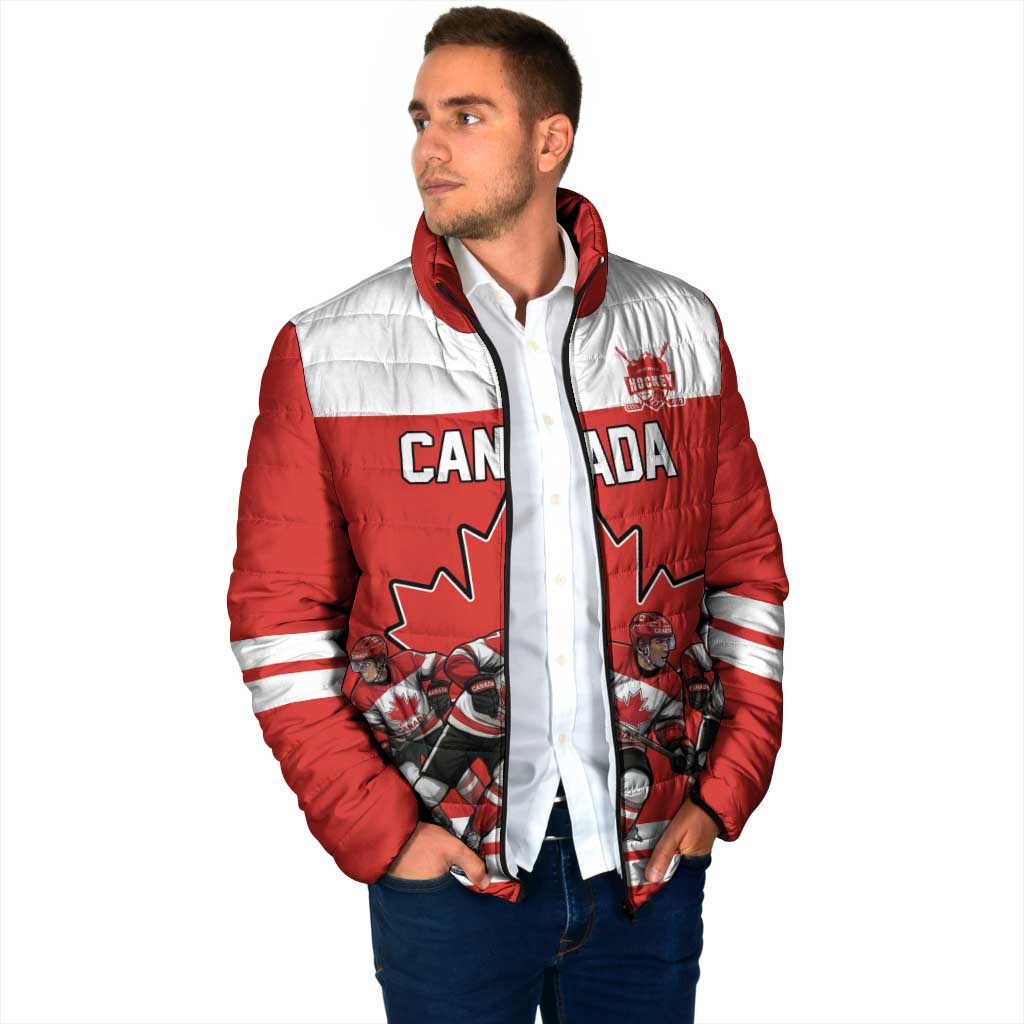 Canada Hockey Custom Padded Jacket Maple Leaf Northern Pride