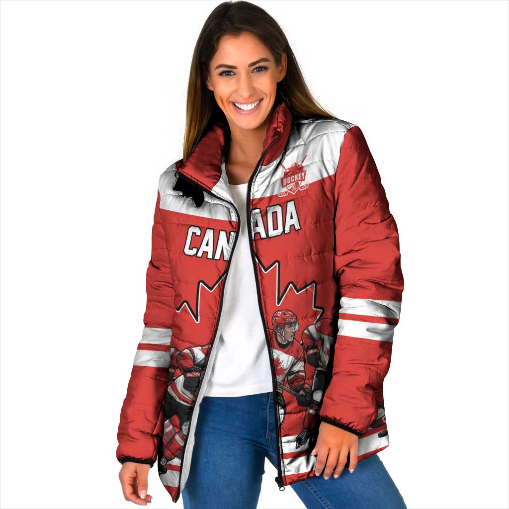 Canada Hockey Custom Padded Jacket Maple Leaf Northern Pride