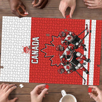 Canada Hockey Puzzle Maple Leaf Northern Pride