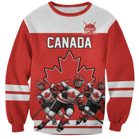 Canada Hockey Custom Sweatshirt Maple Leaf Northern Pride