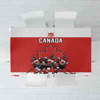 Canada Hockey Tablecloth Maple Leaf Northern Pride