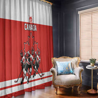 Canada Hockey Window Curtain Maple Leaf Northern Pride