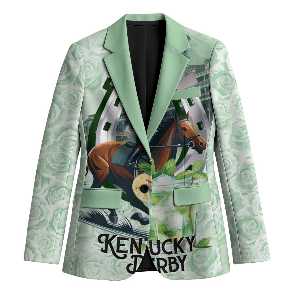 Kentucky Horse Racing Blazer Mint Julep Run For The Roses Art