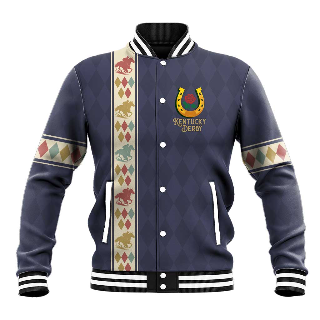 152nd Kentucky Horse Racing Baseball Jacket Derby Run For The Roses Vintage