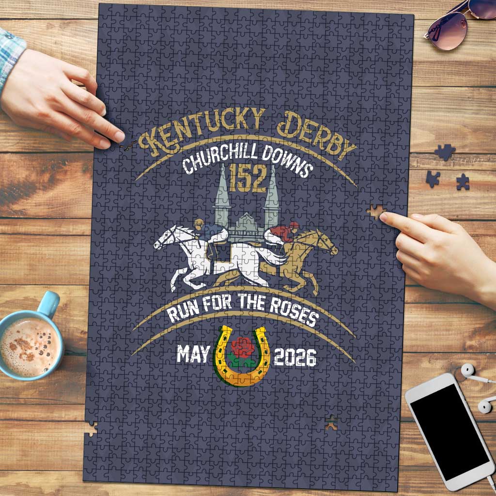 152nd Kentucky Horse Racing Puzzle Derby Run For The Roses Vintage