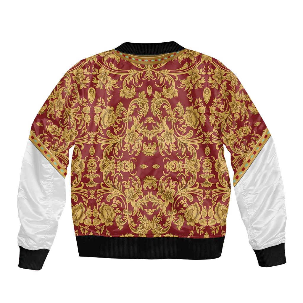 Holy Roman Emperor Costume Bomber Jacket Eagle Sable