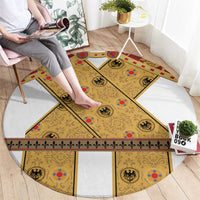 Holy Roman Emperor Costume Round Carpet Eagle Sable