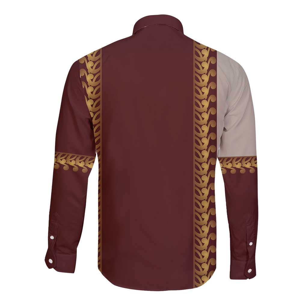 Holy Roman Emperor Costume Long Sleeve Button Shirt