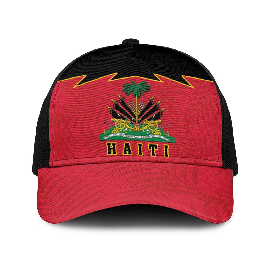 Haiti 1964 Baseball Net Cap Coat Of Arms Flag Style - Wonder Print Shop