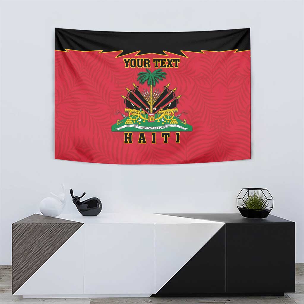 Personalized Haiti 1964 Tapestry Coat Of Arms Flag Style