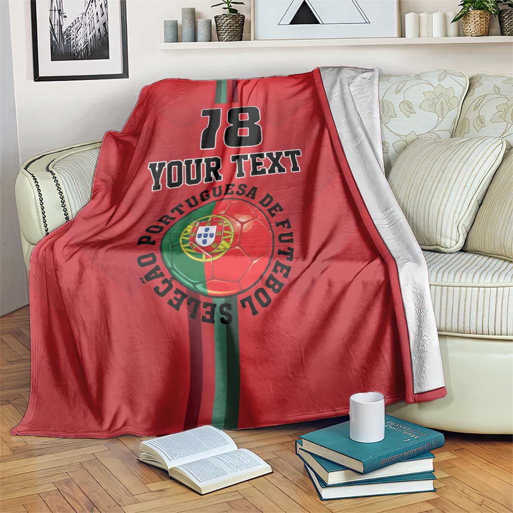 Custom Portugal Football Blanket A Selecao das Quinas