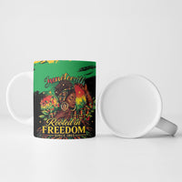 Juneteenth Rooted in Freedom Ceramic Mug Black Pride African Queen
