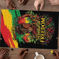 Juneteenth Rooted in Freedom Puzzle Black Pride African Queen
