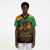 Juneteenth Rooted in Freedom Scrub Top Black Pride African Queen