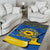 Ukraine Sunflower Peace Sign Area Rug With Folk Patterns - Wonder Print Shop