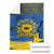 Ukraine Sunflower Peace Sign Blanket With Folk Patterns