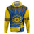 Ukraine Sunflower Peace Sign Hoodie With Folk Patterns - Wonder Print Shop