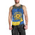 Ukraine Sunflower Peace Sign Men Tank Top With Folk Patterns - Wonder Print Shop