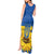 Ukraine Sunflower Peace Sign Tank Maxi Dress With Folk Patterns - Wonder Print Shop