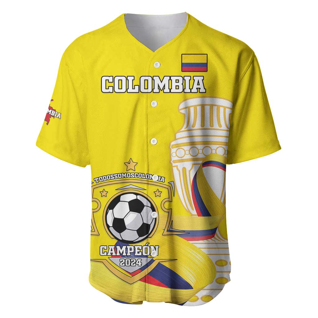 Custom Colombia Football Baseball Jersey Go Champions Unique Style - Wonder Print Shop