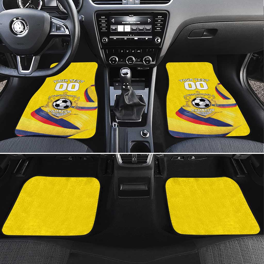 Custom Colombia Football Car Mats Go Champions Unique Style - Wonder Print Shop