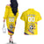 Custom Colombia Football Couples Matching Off The Shoulder Long Sleeve Dress and Hawaiian Shirt Go Champions Unique Style - Wonder Print Shop