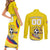 Custom Colombia Football Couples Matching Short Sleeve Bodycon Dress and Long Sleeve Button Shirt Go Champions Unique Style - Wonder Print Shop