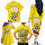 Custom Colombia Football Family Matching Off The Shoulder Long Sleeve Dress and Hawaiian Shirt Go Champions Unique Style - Wonder Print Shop