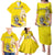 Custom Colombia Football Family Matching Puletasi and Hawaiian Shirt Go Champions Unique Style - Wonder Print Shop