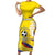 Custom Colombia Football Family Matching Short Sleeve Bodycon Dress and Hawaiian Shirt Go Champions Unique Style - Wonder Print Shop