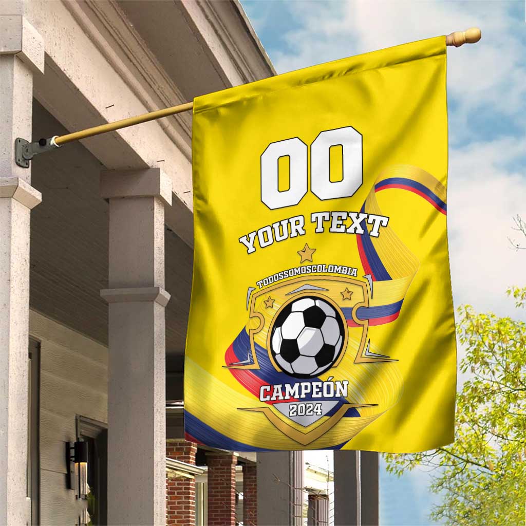 Custom Colombia Football Garden Flag Go Champions Unique Style - Wonder Print Shop