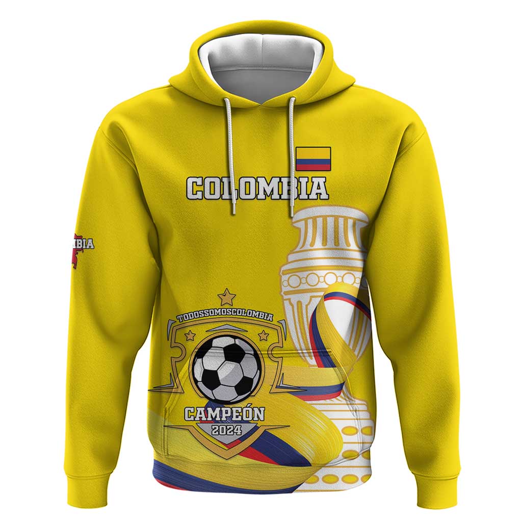 Custom Colombia Football Hoodie Go Champions Unique Style - Wonder Print Shop