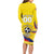 Custom Colombia Football Long Sleeve Bodycon Dress Go Champions Unique Style - Wonder Print Shop