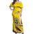 Custom Colombia Football Off Shoulder Maxi Dress Go Champions Unique Style - Wonder Print Shop