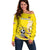 Custom Colombia Football Off Shoulder Sweater Go Champions Unique Style - Wonder Print Shop