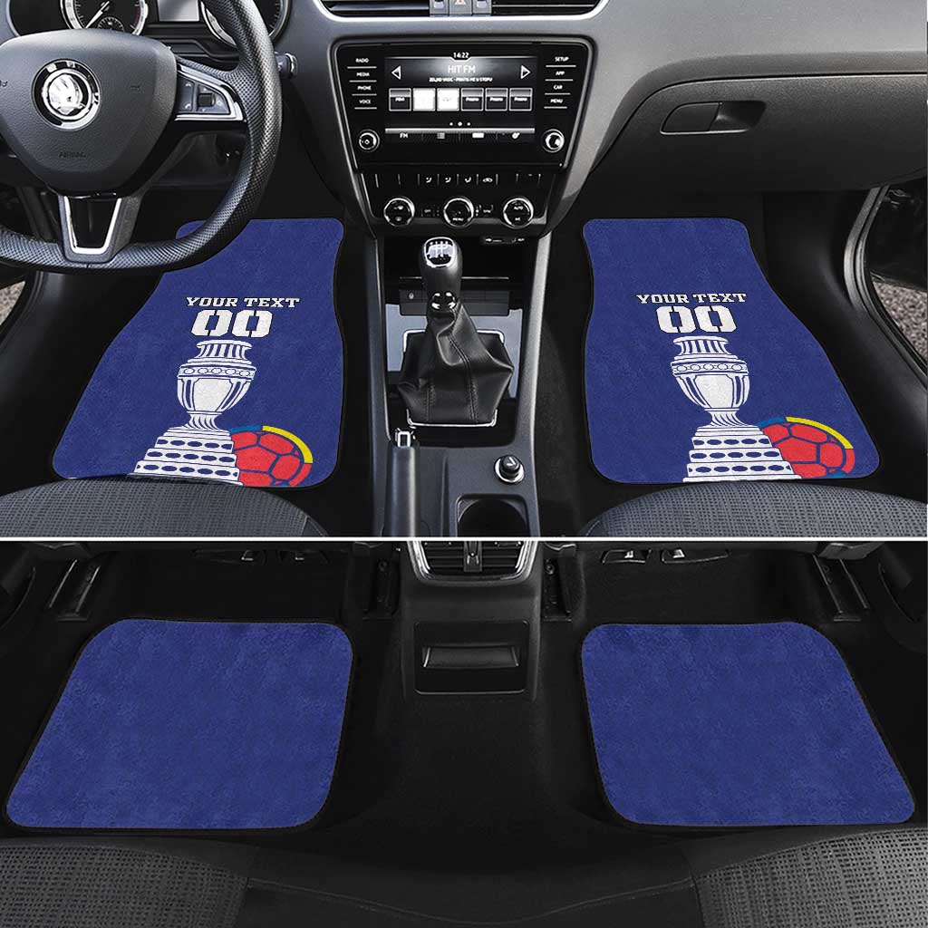 Custom Colombia Football Car Mats 2024 Copa America - Wonder Print Shop