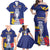 Custom Colombia Football Family Matching Off Shoulder Maxi Dress and Hawaiian Shirt 2024 Copa America - Wonder Print Shop